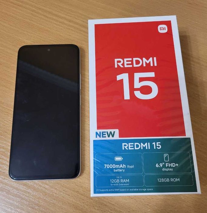 Xiaomi Redmi 15 6/128Gb Titan Gray (Новий)