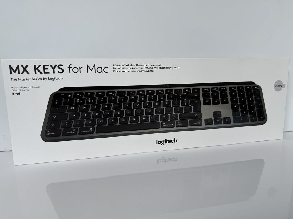 Бездротова клавіатура з підсвіткою Logitech MX Keys для Apple MAC iPad