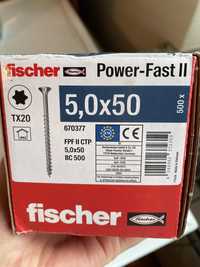 wkręty fischer PowerFast II 5,0x50 500x