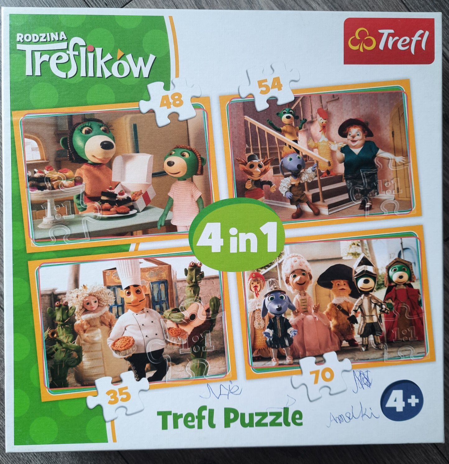 Puzzle 4w1 Trefliki