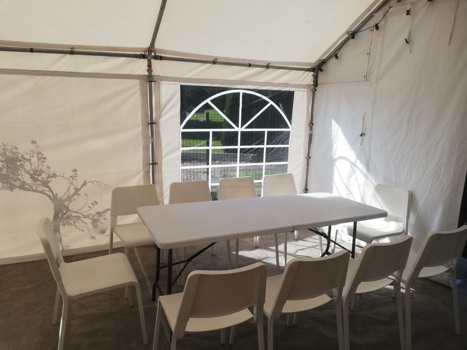 Wynajem wypożyczenie krzeseł stołów cateringowych urodziny roczek chrz