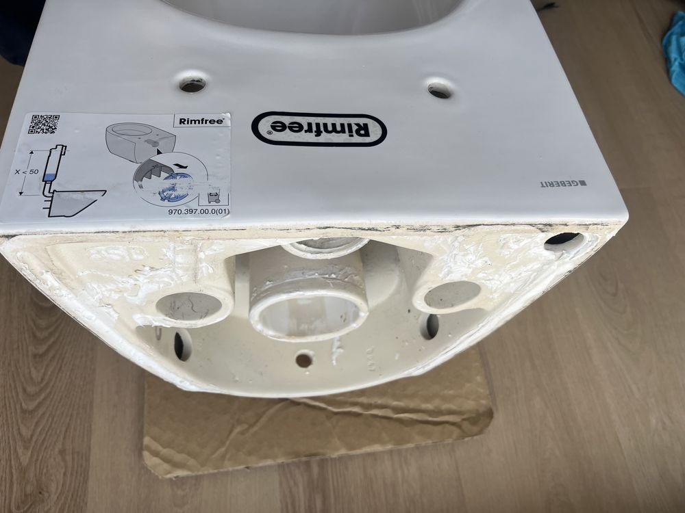 Унітаз Geberit Smyle Square Rimfree