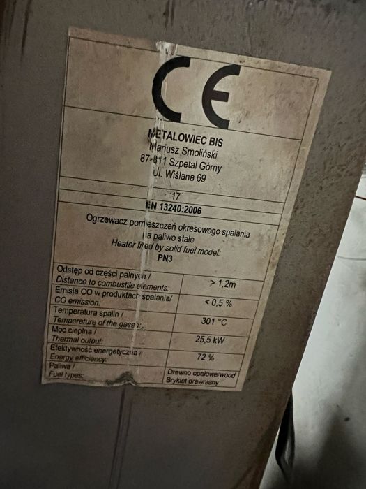 Piec nadmuchowy warsztatowy!