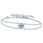 Bransoletka Srebrna925 Diament 1ct Gratisy:) Świąteczne Promocje !:)