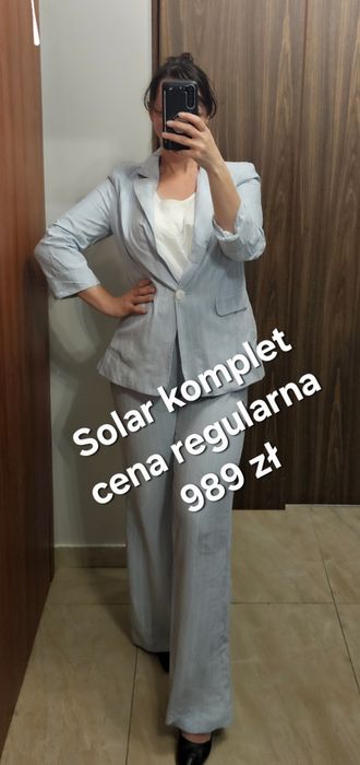 Błękitny garnitur Solar