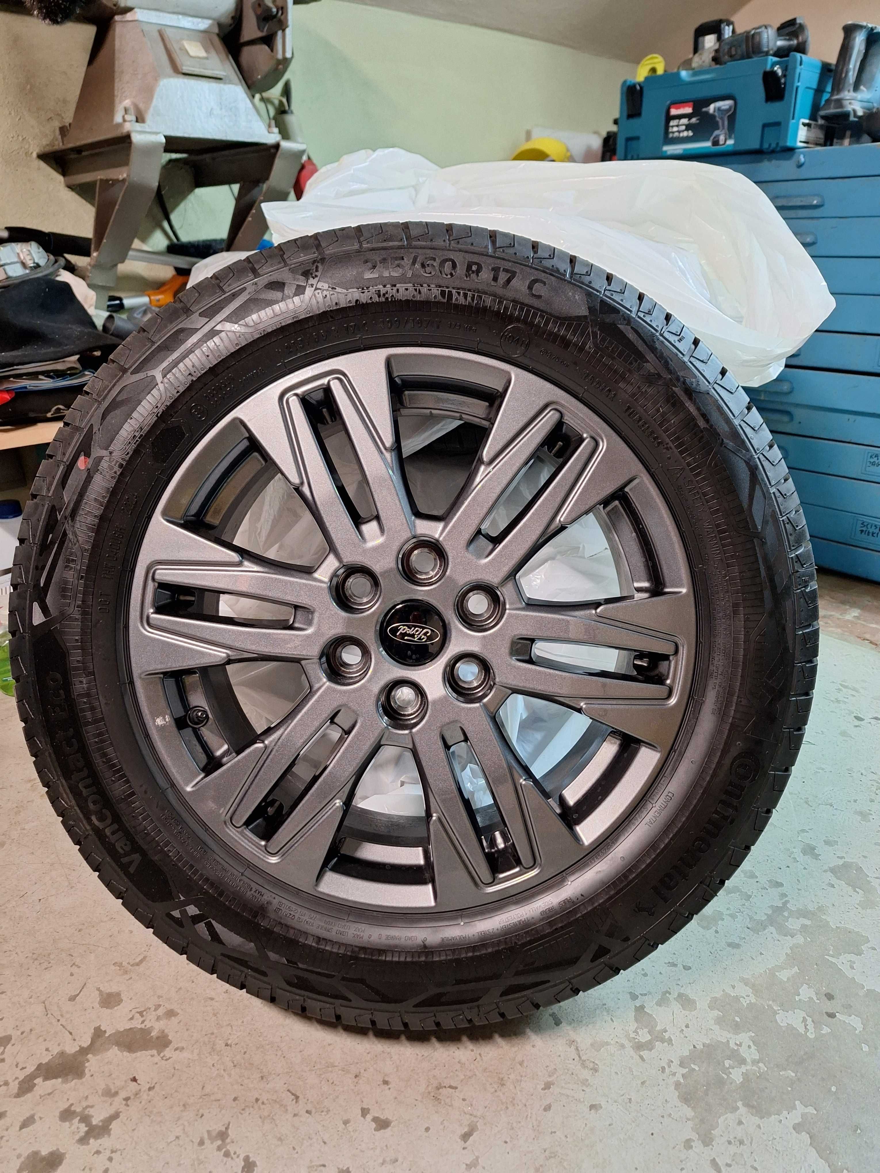 Nowa koła z alu felgi do Ford Transit Custom 2024. 215/60R 17 T