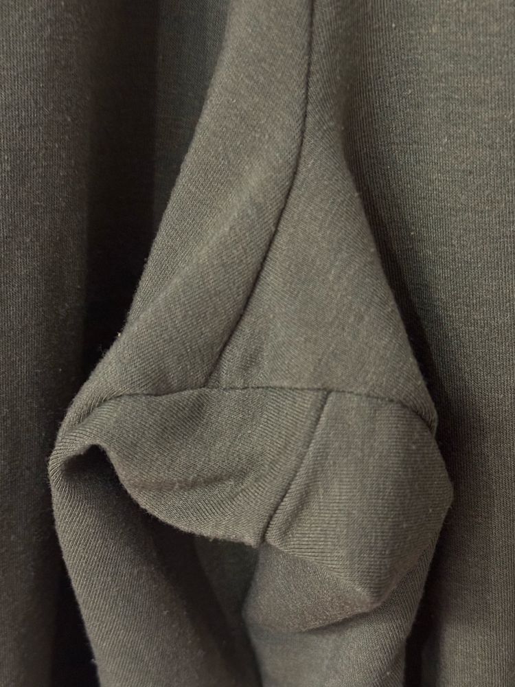 Spodnie dresowe Nike S Dri fit treningowe logowane khaki wysoki stan