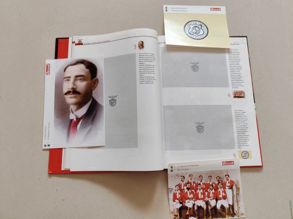 Livro / Caderneta de Cromos - História Visual do SL Benfica