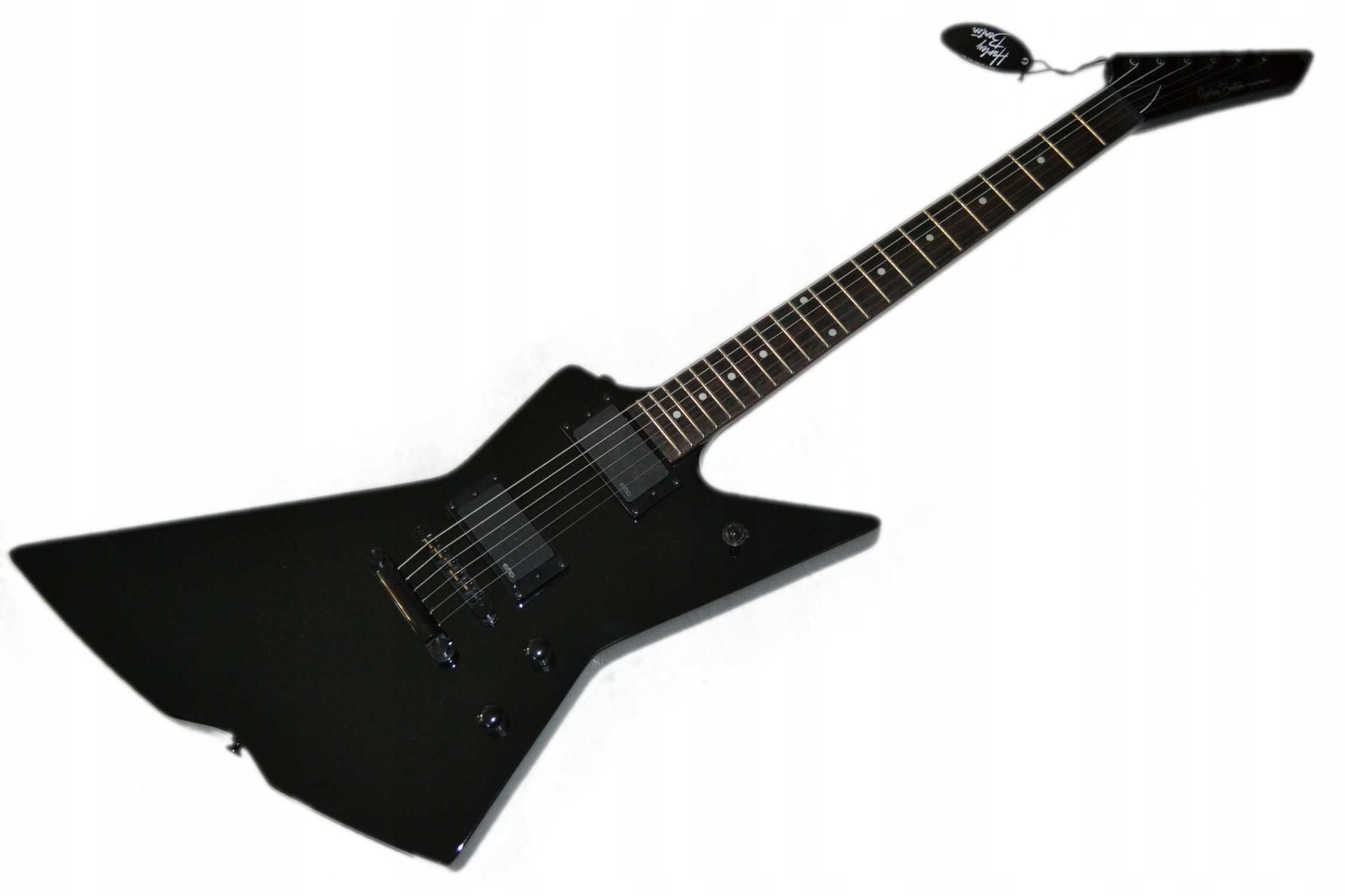 PROMOCJA! Harley Benton EX-84 MODERN EMG 81/60 BK - ustawiony