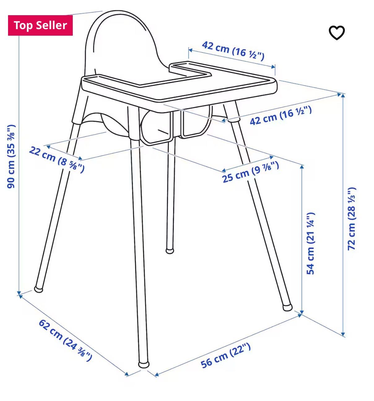 Ikea krzesło dokarmienia dziecka