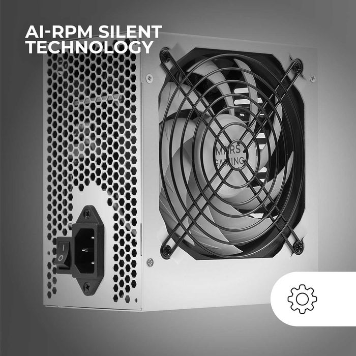 Zasilacz PC ATX 550W Mars Gaming MPIII550 Sprawność 85%