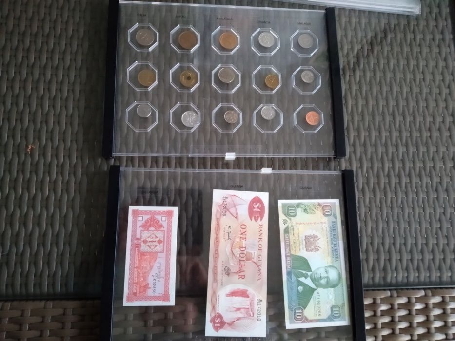 Notas e moedas Planeta Agostini