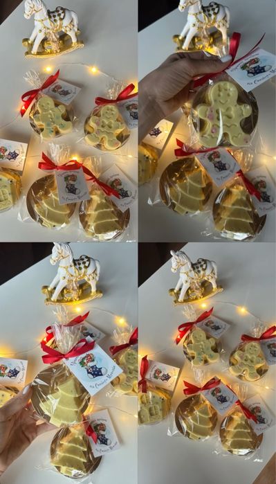 Новорічні подарункові набори цукерок із бельгійського шоколаду