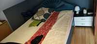 Duże podwójne łóżko do sypialni z materacami