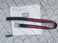 Pasek Gucci GG Web blue red