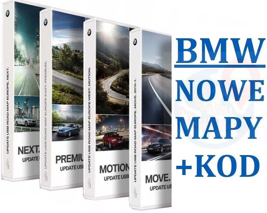 Mapy 2024/2025 BMW Next Premium Motion Move Evo Route Way Live Joy