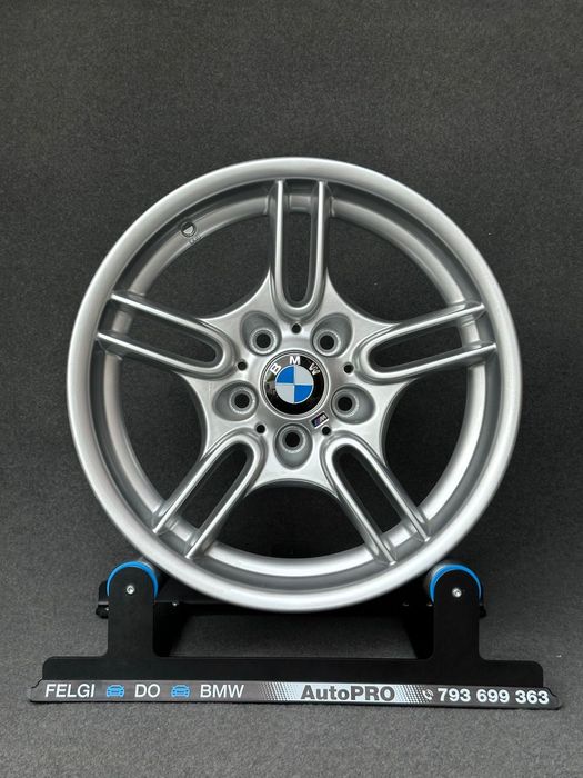 ORYGINALNE FELGI BMW E39 5x120 8j ET20 74.1 Styling 66 M pakiet srebrne E36 E34 E46 E90 E38 rant