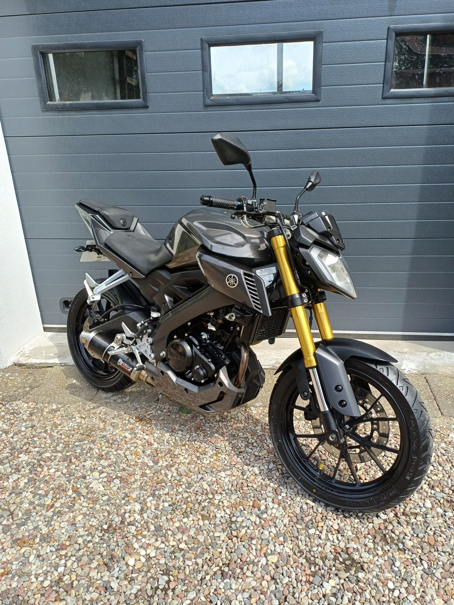 Yamaha MT 125 17r wydech mivv manetki bdb stan