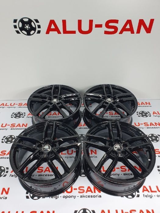 NOWE alufelgi SKODA 17" 5x100 Fabia Kamiq Octavia Rapid Scala Roomster