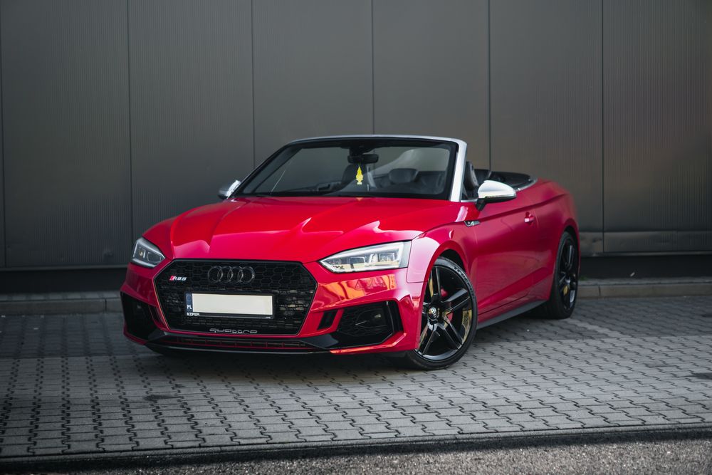 Wynajem AUDI S5 CABRIO Wypożyczalnia aut sportowych KABRIOLET zgl