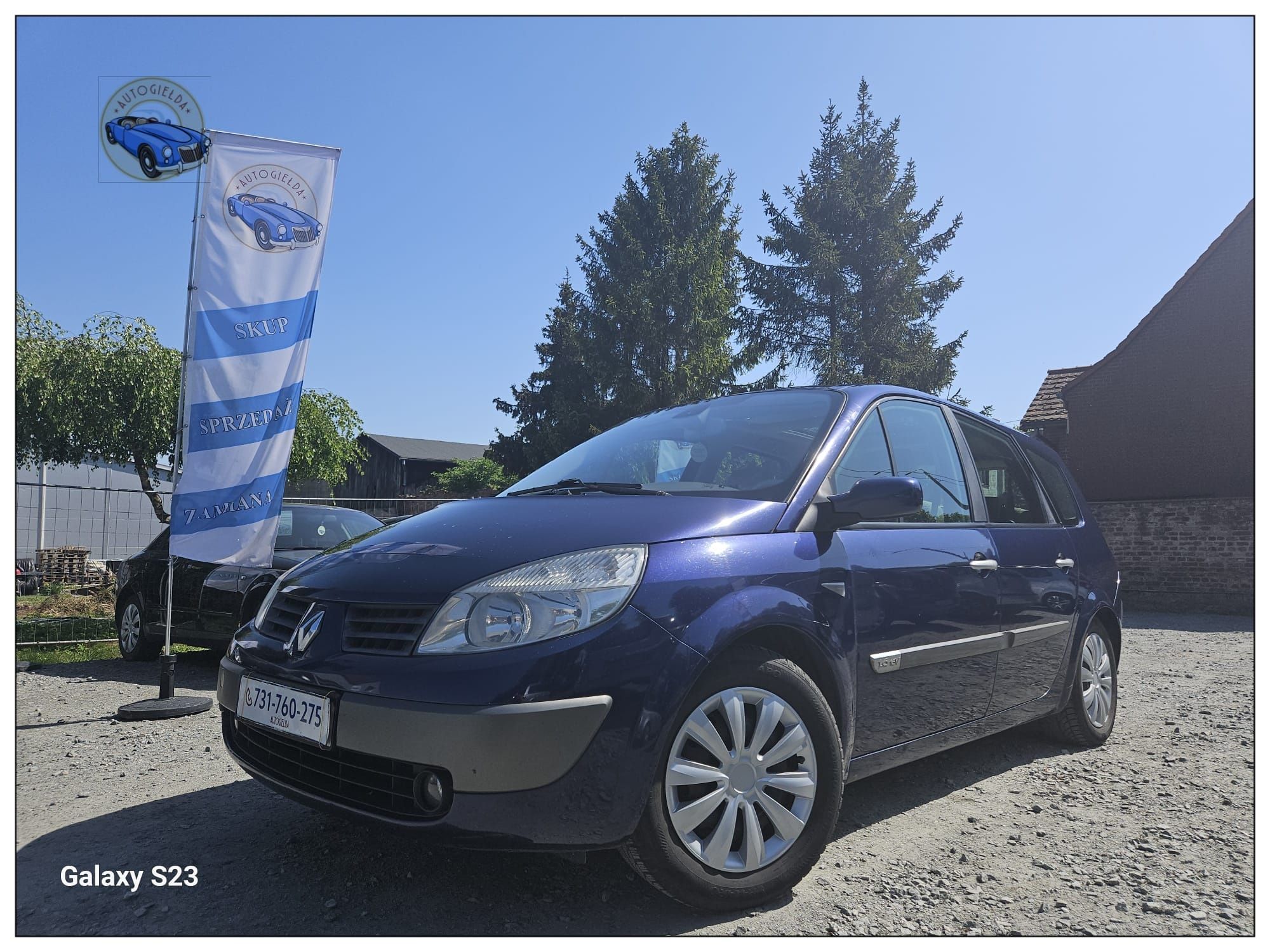 Renault Scenic 1.6 Benzyna//LPG//2004//Siedmioosobowy//Hak//Zamiana