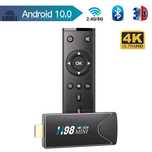 H98 - Smart Mini TV Stick Android 10 - 4K HD 2G 16G - Android TV Box -