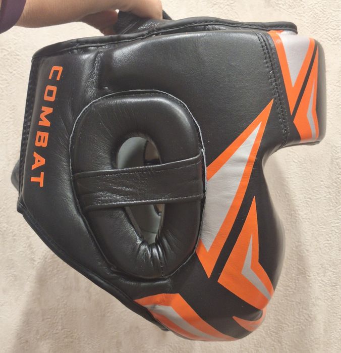 Тренувальний шолом для боксу шкіра FISTRAGE COMBAT VL-6381, розмір S