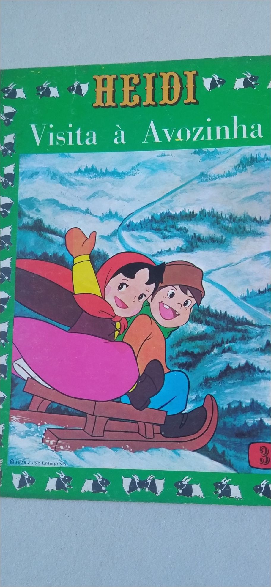 6 livros BD da Heidi