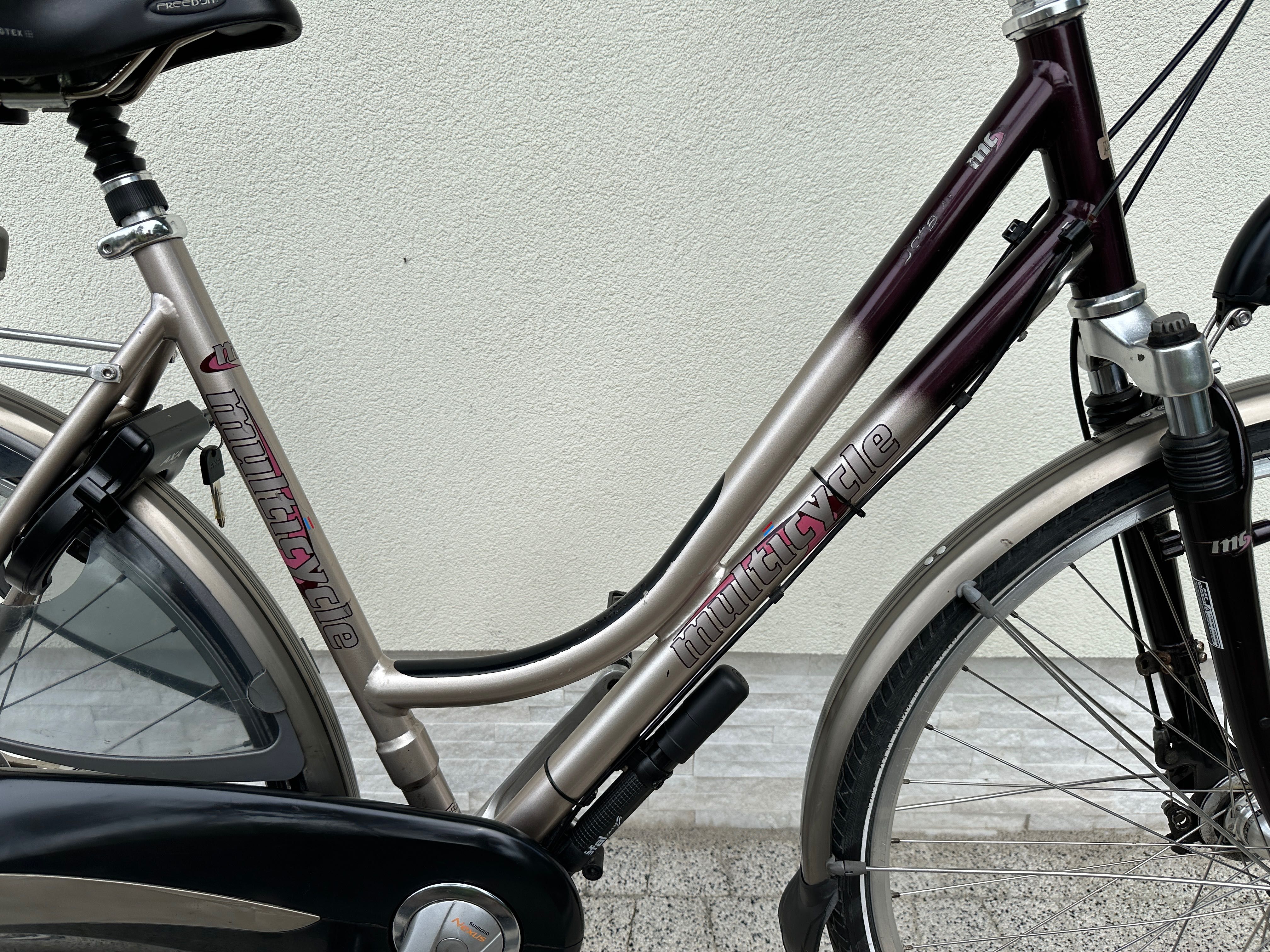 Rower MULTICYCLE - koła 28, aluminiowy, Nexus 8 biegów, 2 x amor RST