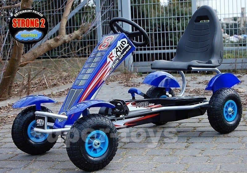 Mega Gokart Pompowane Koła 5-12 Lat, Do 60 Kg/8-3