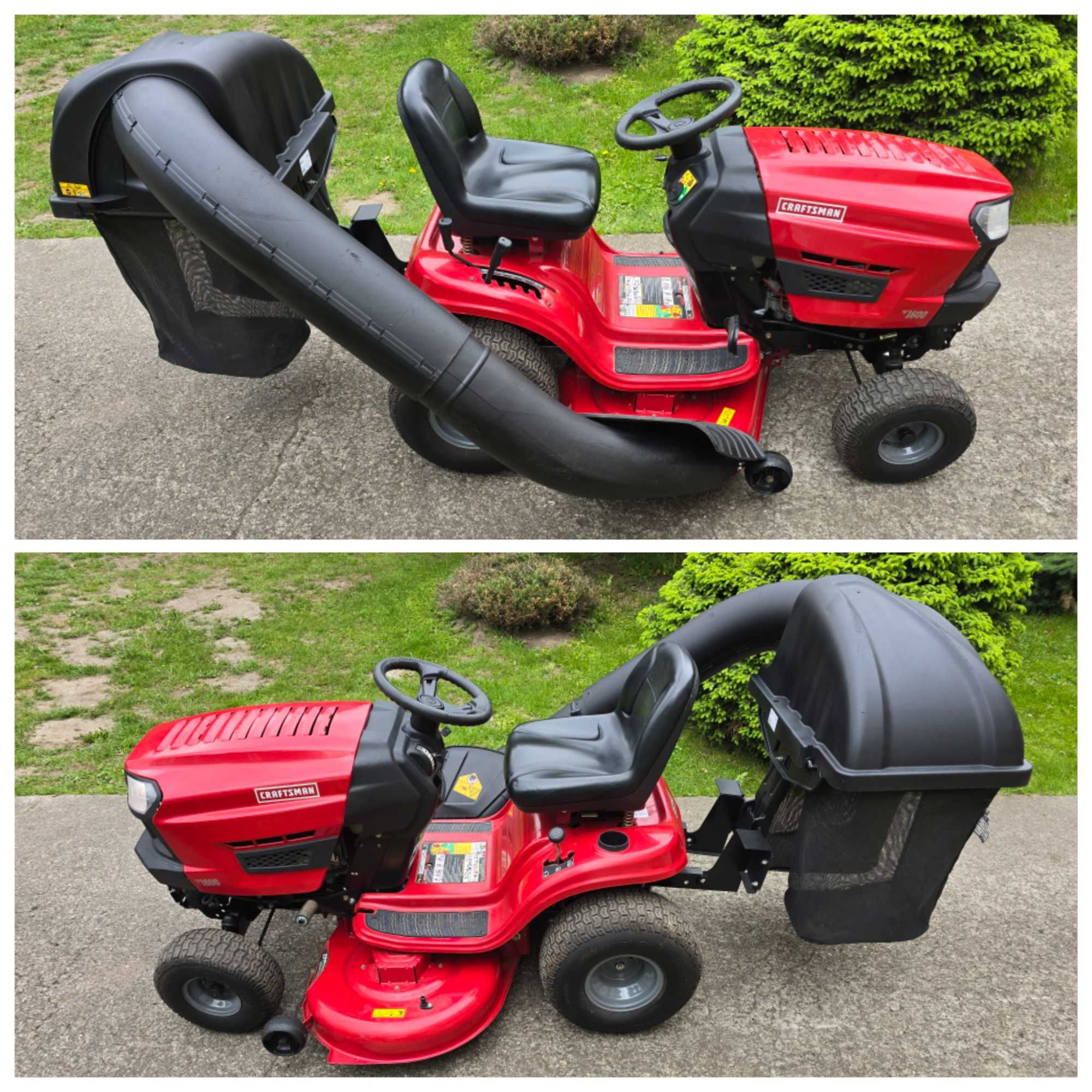 Traktorek kosiarka Craftsman Husqvarna 19KM B&S pompa Automat JAK NOWY