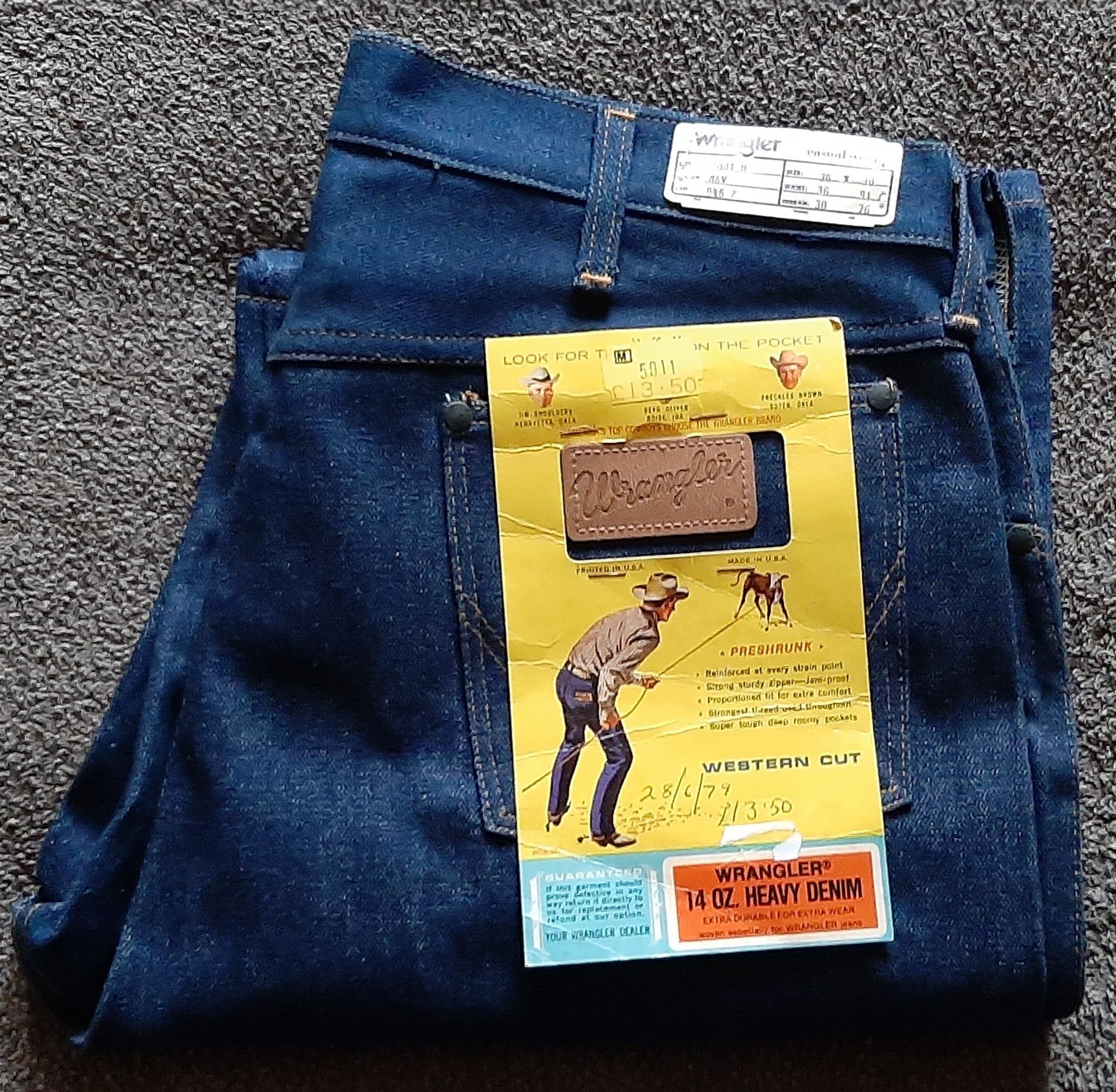 Винтажные джинсы Wrangler USA