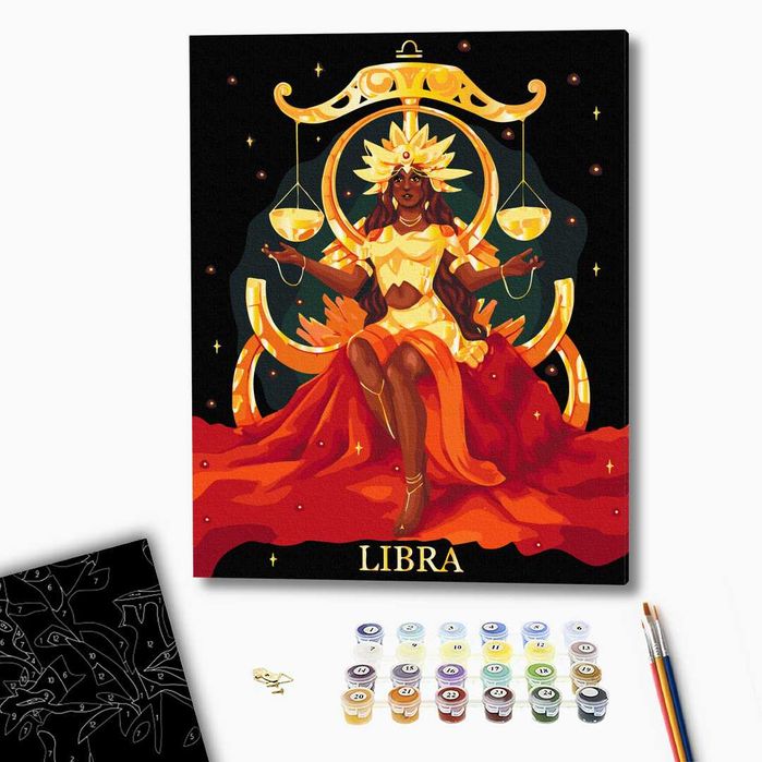 Картини по номерам на чорному полотні. Будинок Торгiвлi 1-поверх.