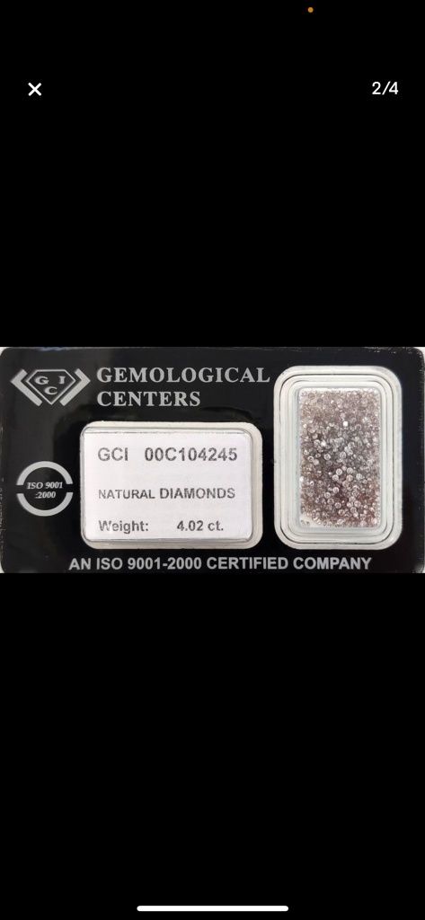 Lote de 720 Diamantes com Certificado