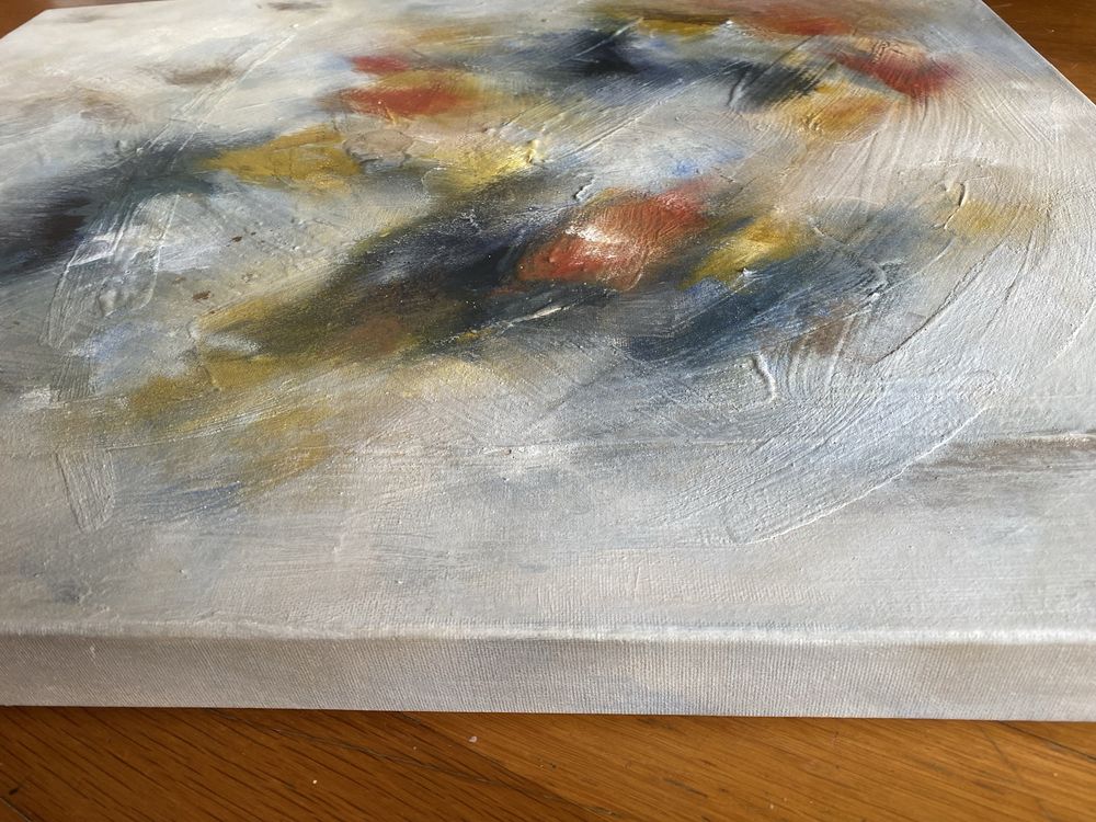 Tela abstrata com textura