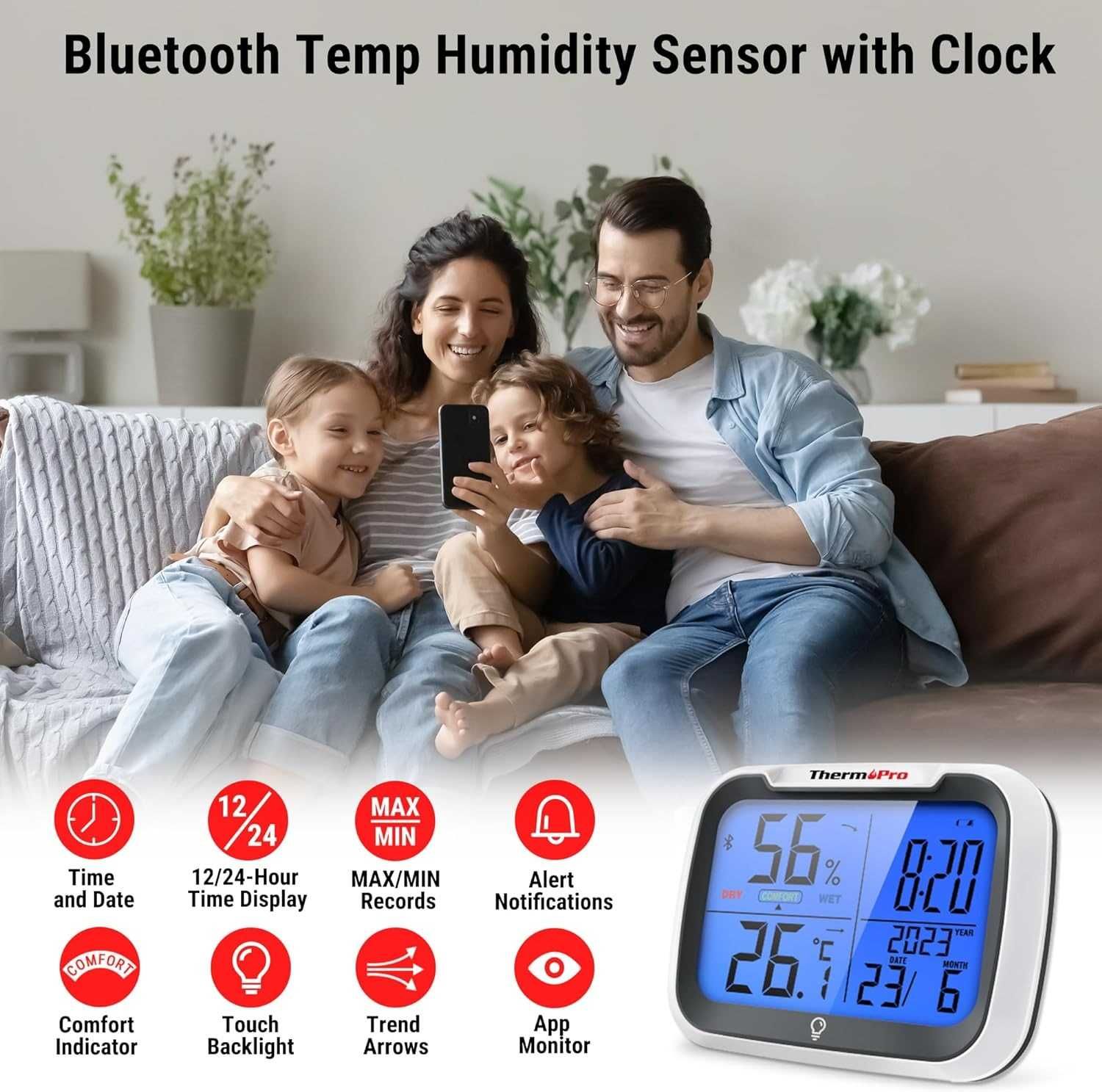 Nowy termometr / minutnik /pomiar temperatury/ monitor /miernik !2618!