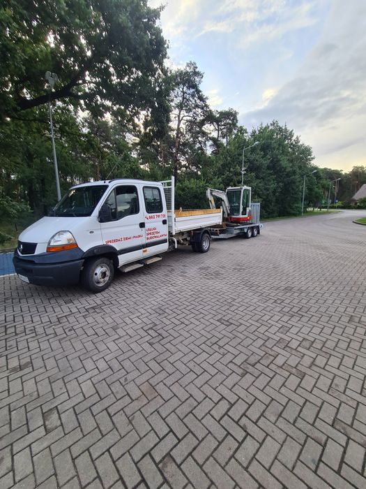 Usługi mini koparka.Wiertnica ,Wywrotka 3.5t/10t ,Młot wyburzeniowy
