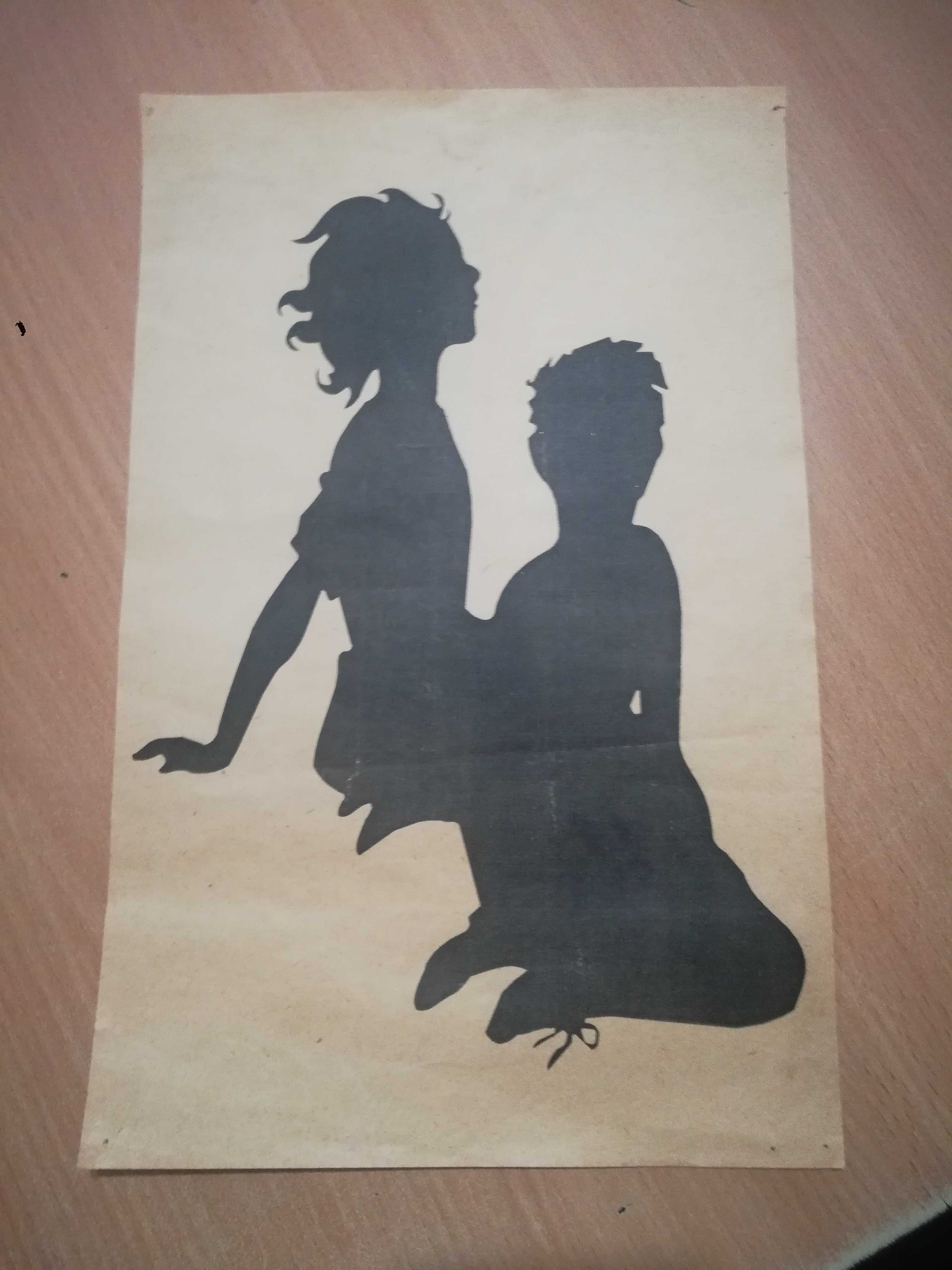 Negatyw grafika stara            S