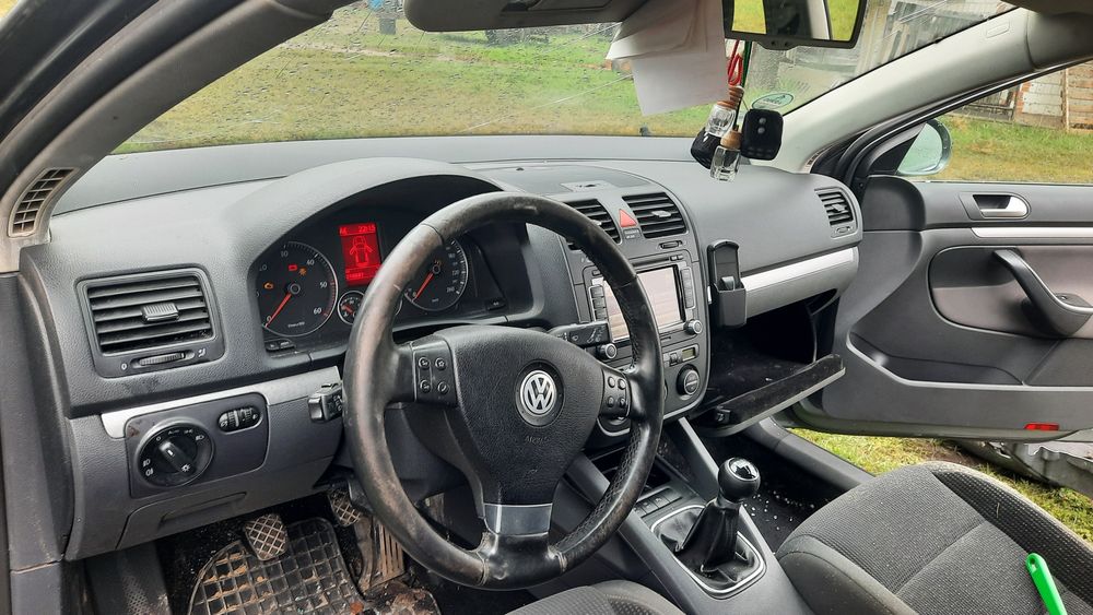 Vw golf V 1.9tdi bluemotio EUR części,kierownica wielofunkcyjna, navi