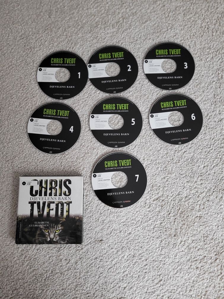 Chris Tvedt - Djevelens Barn 7 CD audiobook PO NORWESKU  norweski