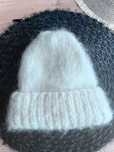 NOWA czapka Alpaka Jedwab handmade
