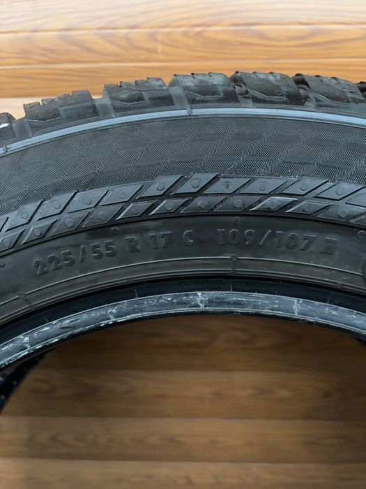 225/55/17C Continental 2 opony całoroczne 6.83mm 2021r wysyłka!