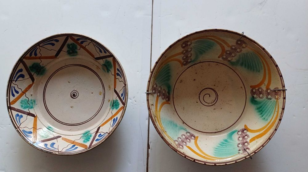 Pratos de faiança ratinho