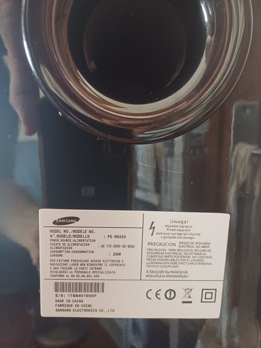 Coluna+Subwoofer Samsung HW D450