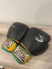 Rękawice Yokkao dla tajskiego boksu/boksu/kickboxing czarne 14oz