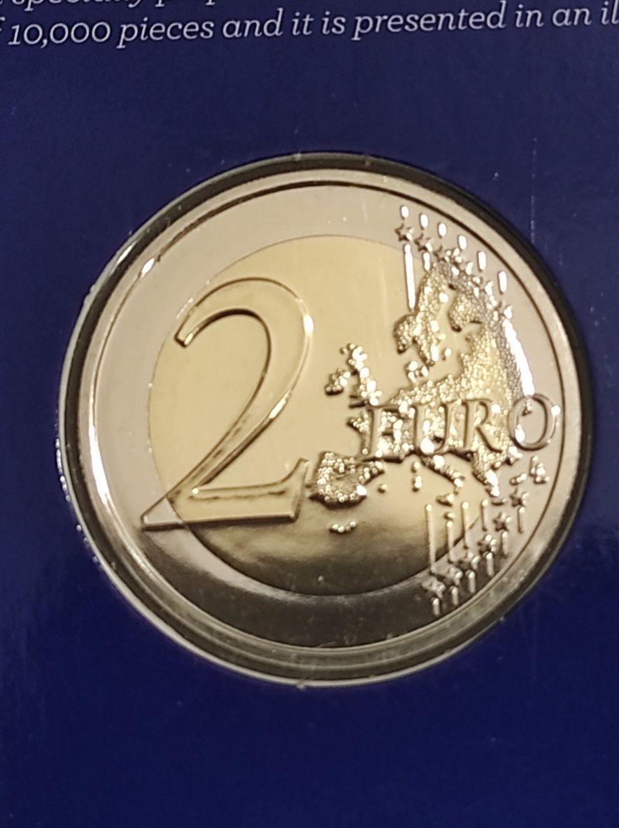 Moeda  comemorativa dos 10 anos do Euro