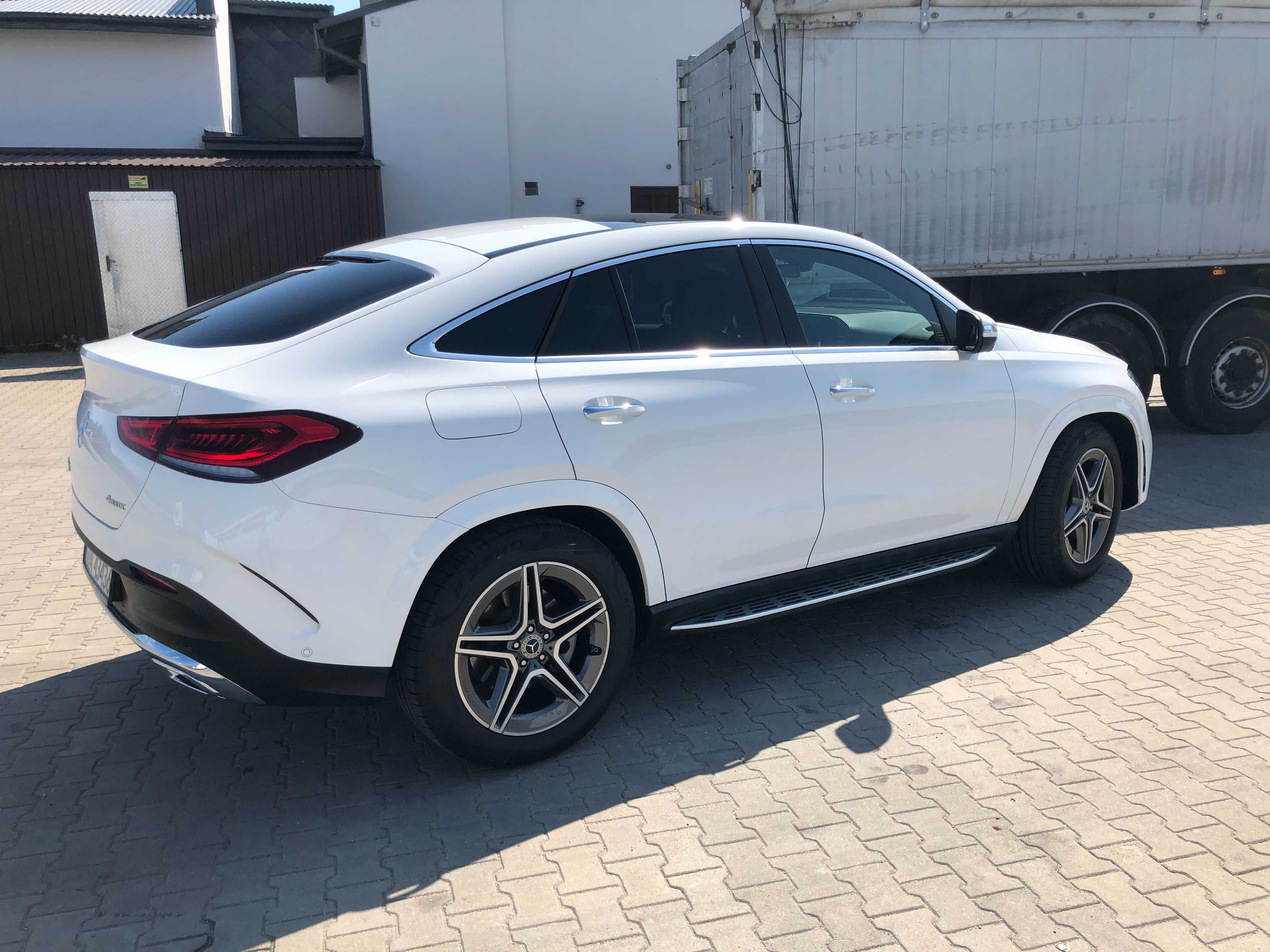 Samochód do Ślubu Mercedes GLE COUPE AMG Biały  Działdowo