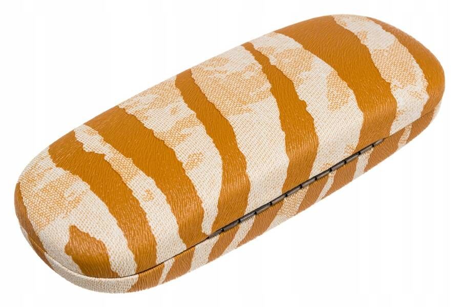 eleganckie etui na okulary z motywem zebry - 4u cavaldi