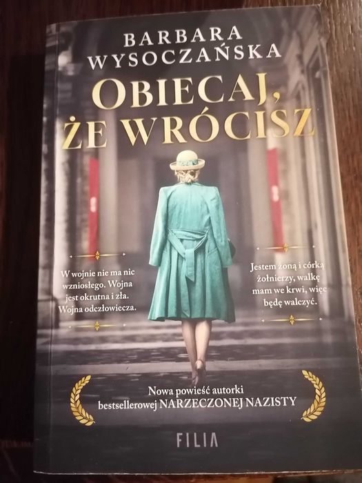 Książka "Obiecaj, że wrócisz" B. Wyskoczańska