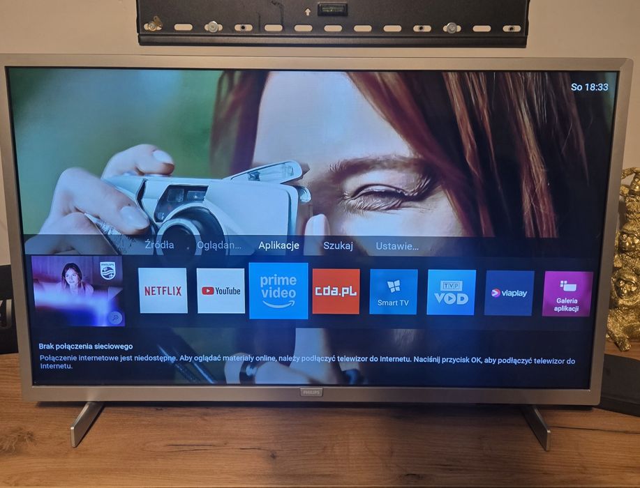 Telewizor Philips 32PFS6855/12 32" LED Full HD Smart TV DVB-T2